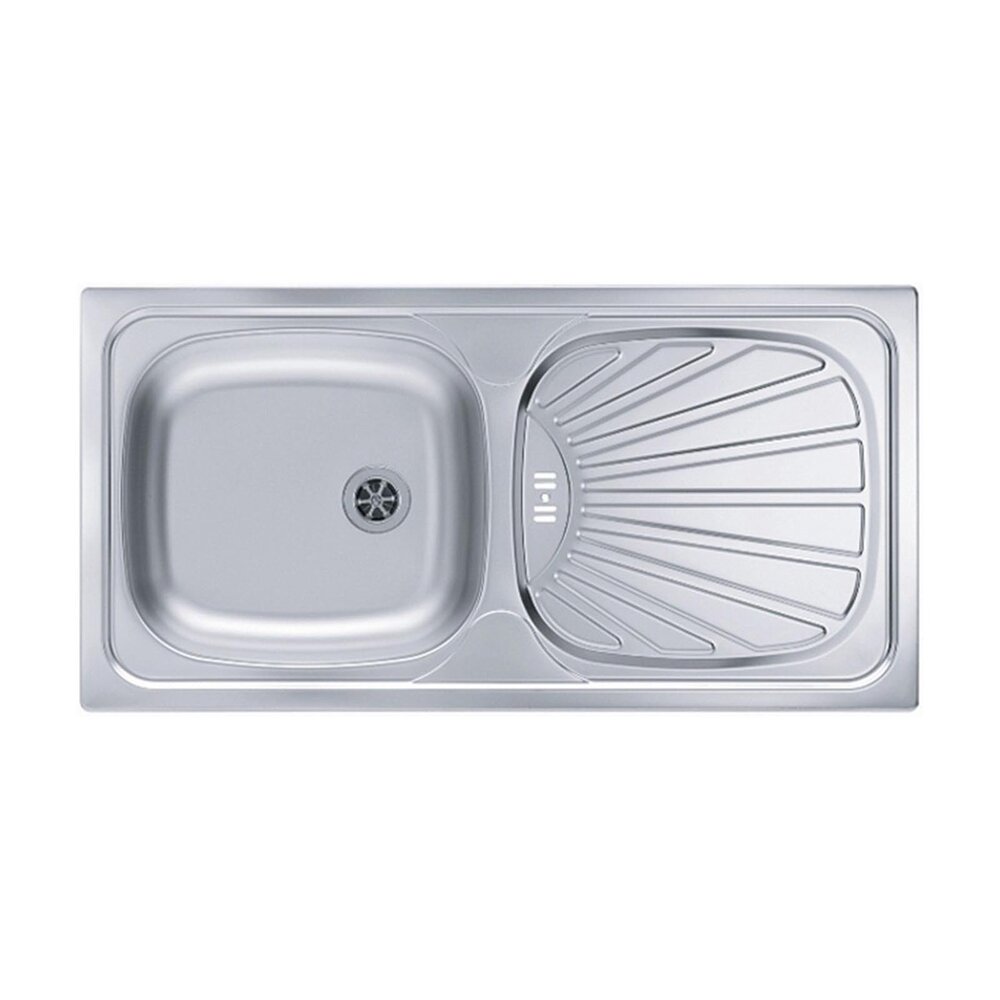 Chiuveta inox Alveus Basic 80 Leinen 86x44 cm stanga