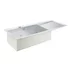 Chiuveta inox Grohe K1000 116x52.1 cm 1 cuva cu picurator orientare stanga picture - 3