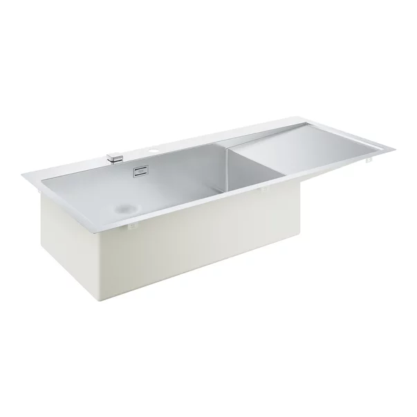 Chiuveta inox Grohe K1000 116x52.1 cm 1 cuva cu picurator orientare stanga picture - 3
