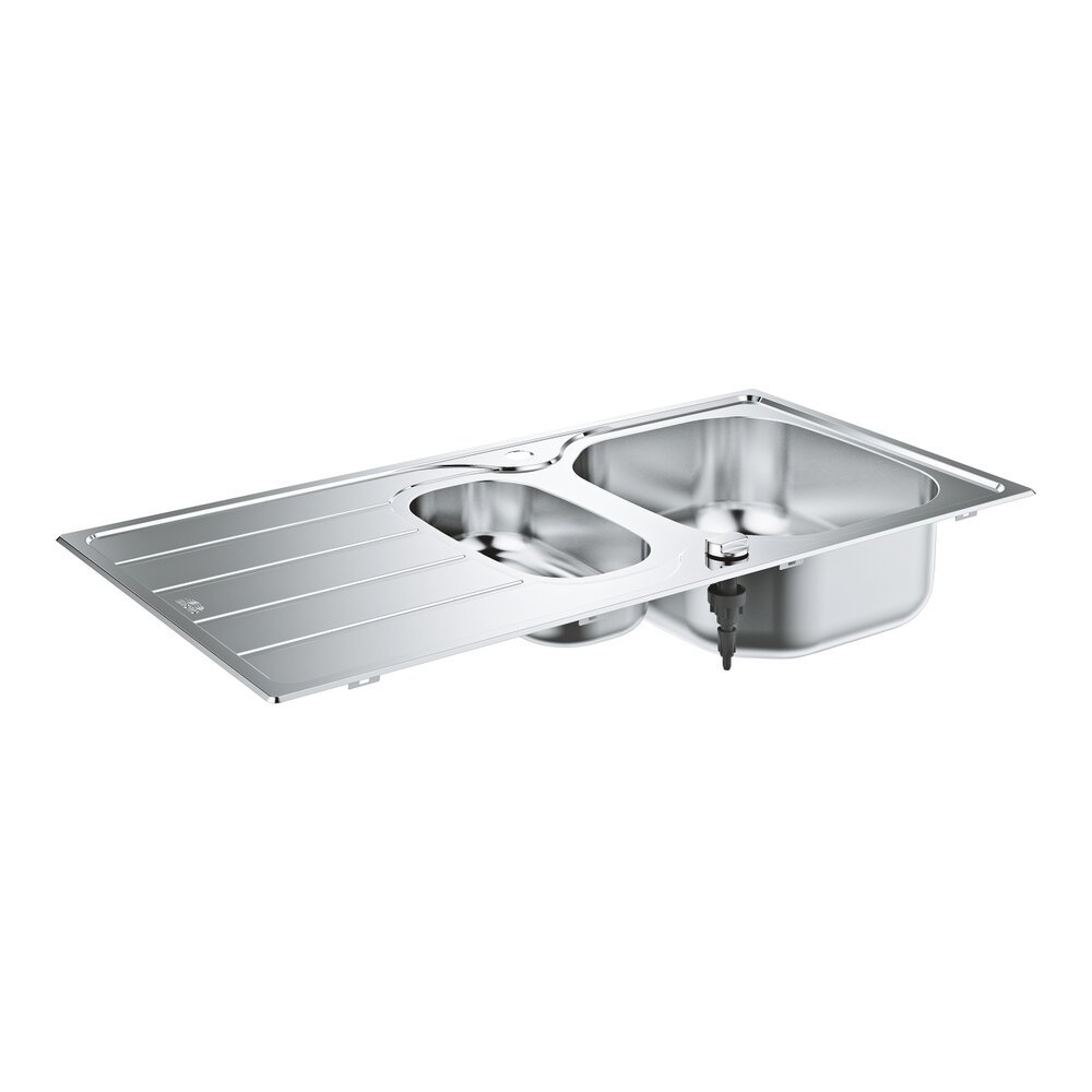 Chiuveta inox Grohe K200 96.5x50.1 cm 2 cuve cu picurator