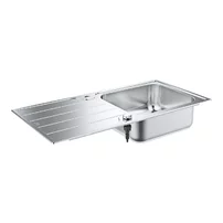 Chiuveta inox Grohe K500 100x50.1 cm 1 cuva cu picurator