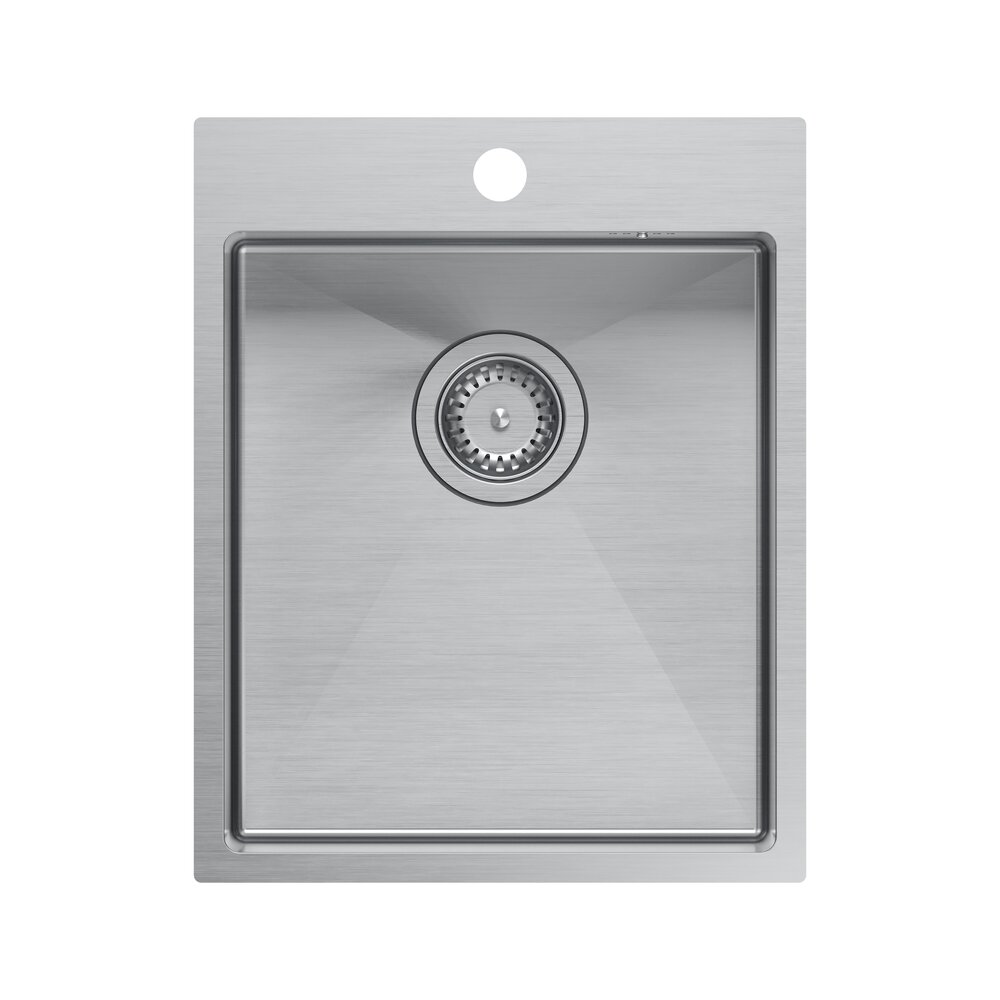 Chiuveta inox incastrata Quadron Unique Russel 90 crom periat 40x50 cm