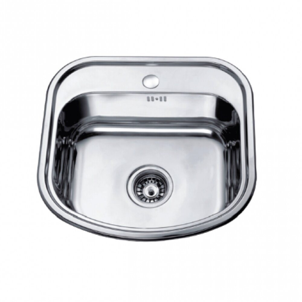Chiuveta inox Inter Ceramic Alpaca cu o cuva fara picurator finisaj inox lucios 49×47 cm Bucatarie > Promoții > Noutati Inter Ceramic