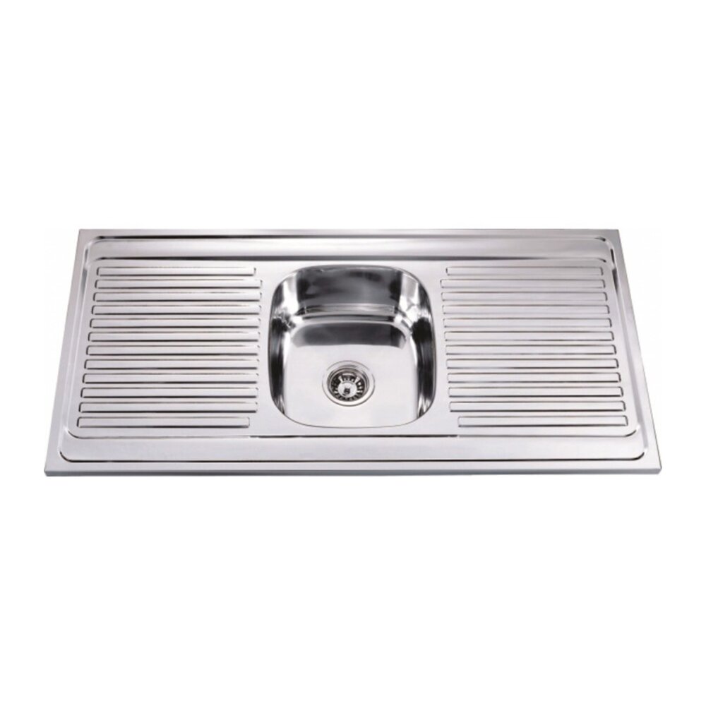 Chiuveta inox Inter Ceramic Alpaca cu o cuva si doua picuratoare finisaj inox lucios 120×60 cm Bucatarie > Promoții > Noutati Inter Ceramic