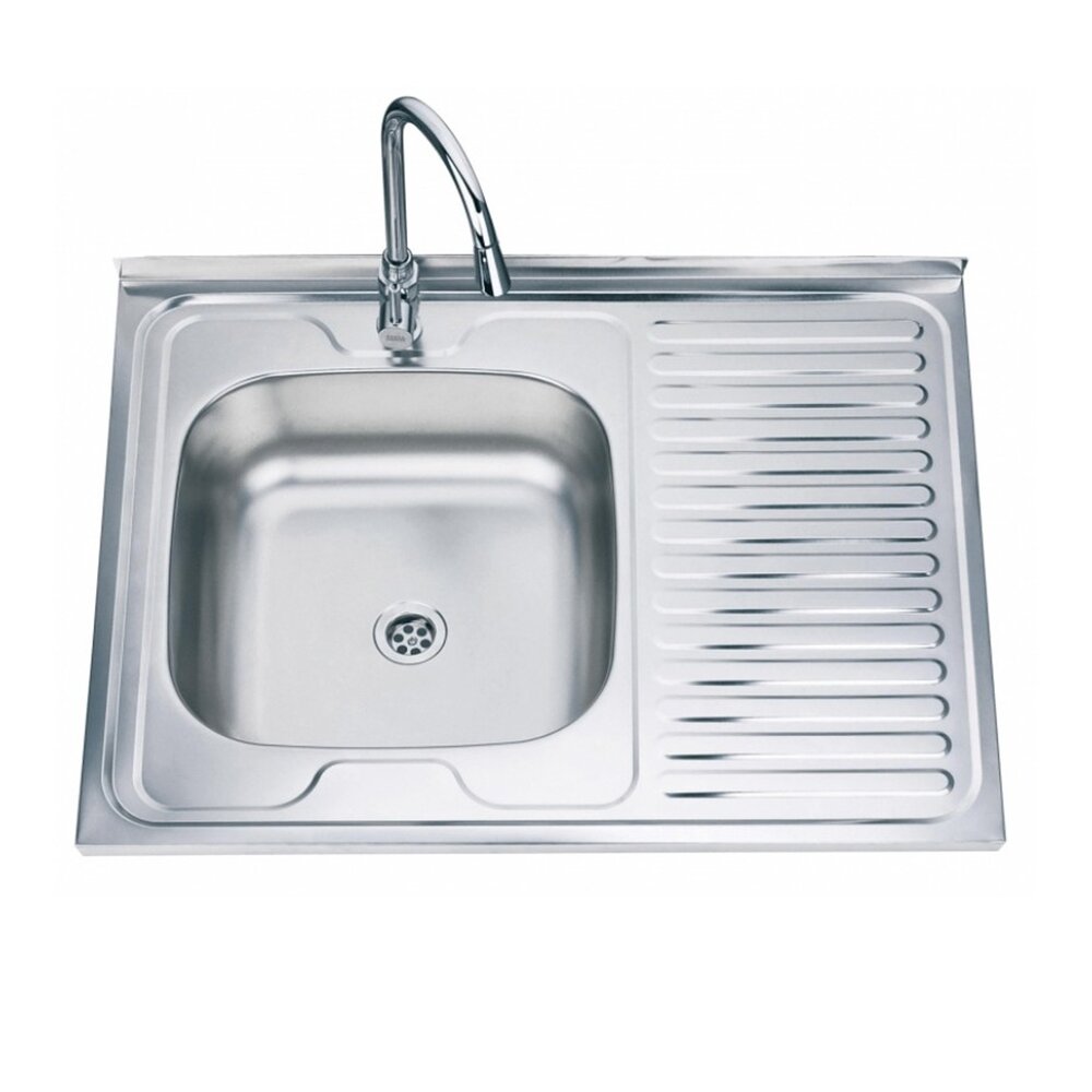 Chiuveta inox Inter Ceramic Alpaca cu o cuva si picurator dreapta finisaj inox lucios 80×60 cm Bucatarie > Promoții > Noutati Inter Ceramic