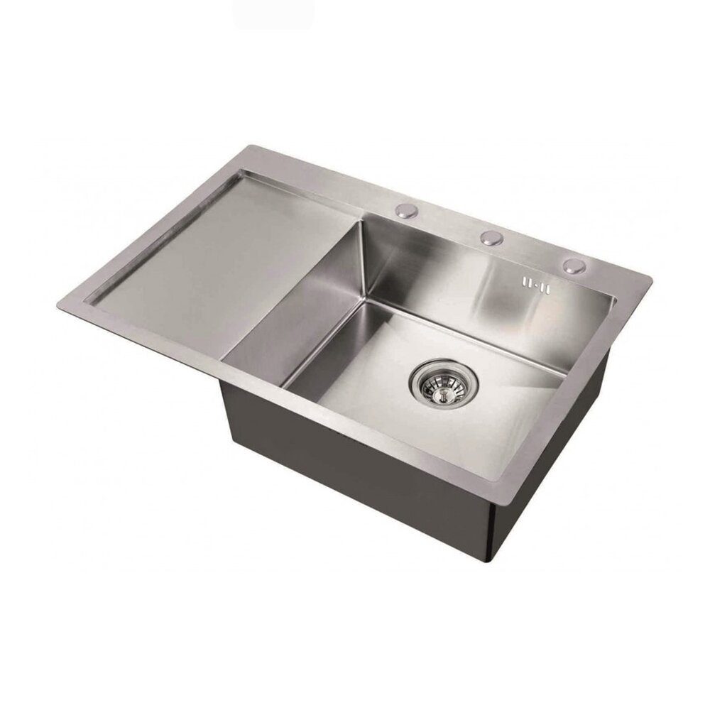 Chiuveta inox Inter Ceramic cu o cuva cu picurator stanga finisaj inox satinat 78×51 cm Bucatarie > Promoții > Noutati Inter Ceramic
