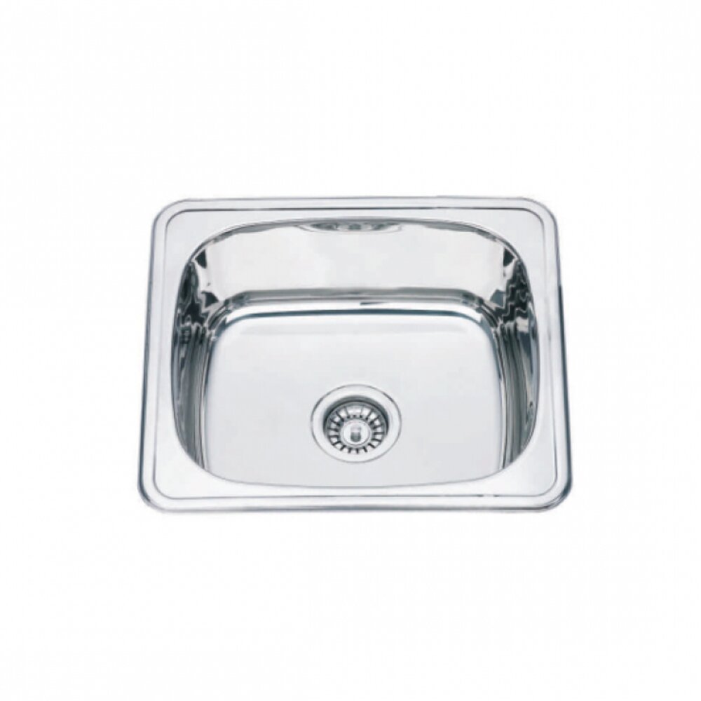 Chiuveta inox Inter Ceramic cu o cuva fara picurator finisaj inox lucios 48×42 cm Bucatarie > Promoții > Noutati Inter Ceramic
