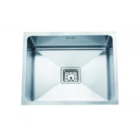 Chiuveta inox Inter Ceramic cu o cuva fara picurator finisaj inox satinat 51x48 cm