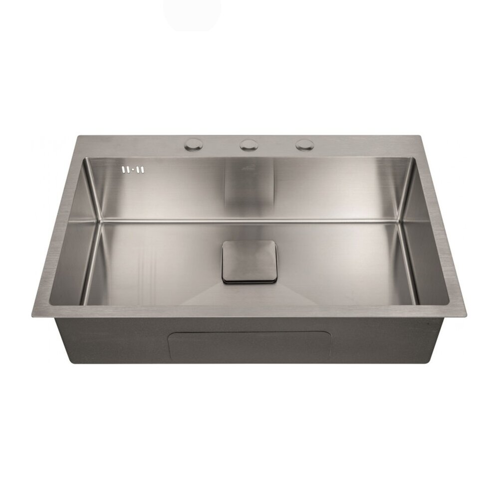 Chiuveta inox Inter Ceramic cu o cuva fara picurator finisaj inox satinat 75×50 cm Bucatarie > Promoții > Noutati Inter Ceramic