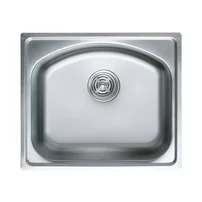 Chiuveta inox Inter Ceramic cu o cuva finisaj inox lucios 50x42 cm