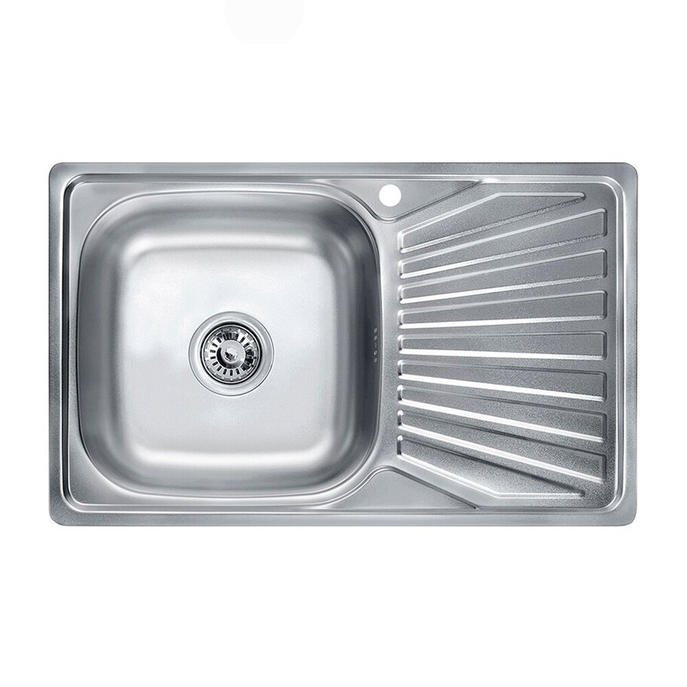Chiuveta inox Inter Ceramic cu o cuva si picurator dreapta finisaj inox lucios 80×50 cm Bucatarie > Promoții > Noutati Inter Ceramic