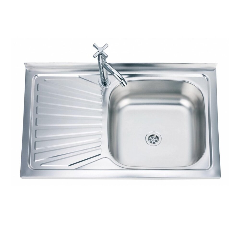 Chiuveta inox Inter Ceramic cu o cuva si picurator stanga finisaj inox lucios 80×50 cm Bucatarie > Promoții > Noutati Inter Ceramic