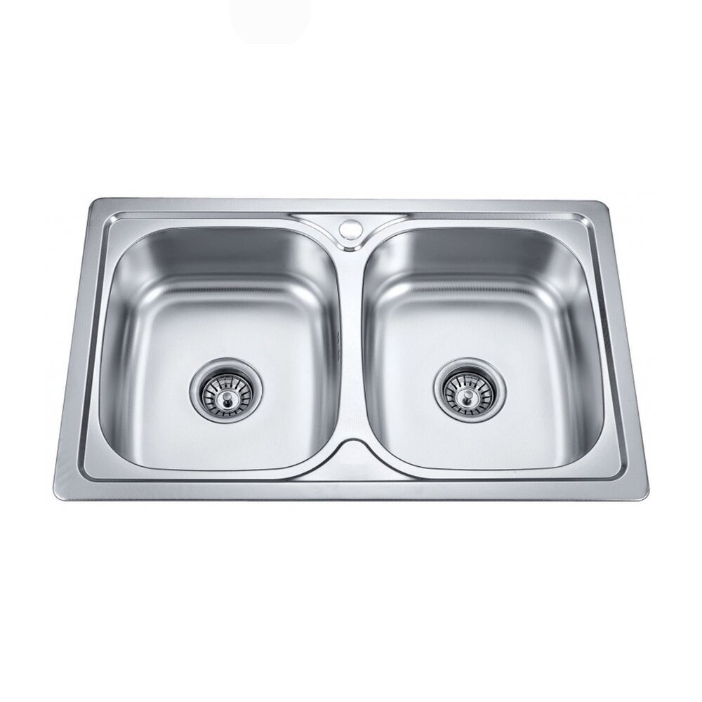 Chiuveta inox Inter Ceramic Tampico cu doua cuve fara picurator finisaj inox lucios 80×50 cm Bucatarie > Promoții > Noutati Inter Ceramic