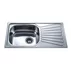 Chiuveta inox Inter Ceramic Tampico cu o cuva si picurator finisaj inox lucios 78x43 cm picture - 1