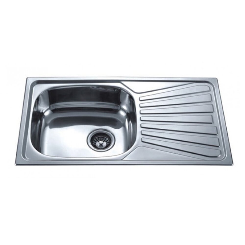 Chiuveta inox Inter Ceramic Tampico cu o cuva si picurator finisaj inox lucios 78×43 cm Bucatarie > Promoții > Noutati Inter Ceramic