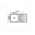 Chiuveta inox Inter Ceramic Tampico cu o cuva si picurator finisaj inox lucios 78x43 cm picture - 2