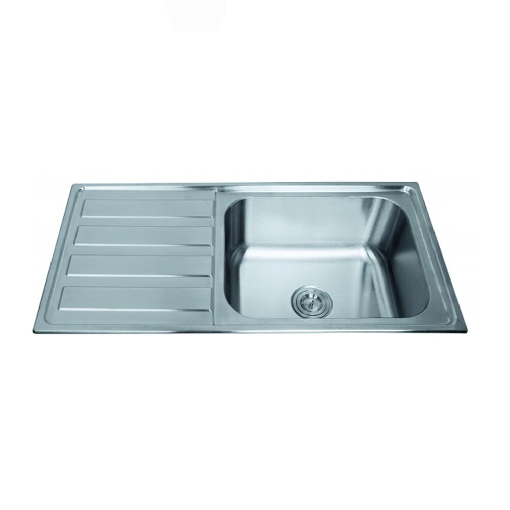 Chiuveta inox Inter Ceramic Tampico cu o cuva si picurator stanga finisaj inox lucios 100×50 cm Bucatarie > Promoții > Noutati Inter Ceramic
