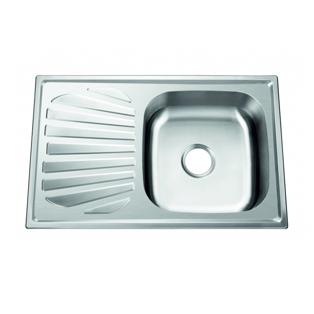 Chiuveta inox Inter Ceramic Tampico cu o cuva si picurator stanga finisaj inox satinat 80×50 cm Bucatarie > Promoții > Noutati Inter Ceramic
