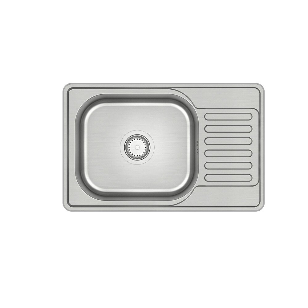 Chiuveta inox incastrata Quadron Pop Eddie 111 inox 66x42 cm
