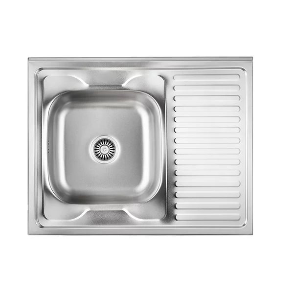 Chiuveta inox incastrata Quadron Pop Robin 111 inox satinat 80x60 cm stanga picture - 3