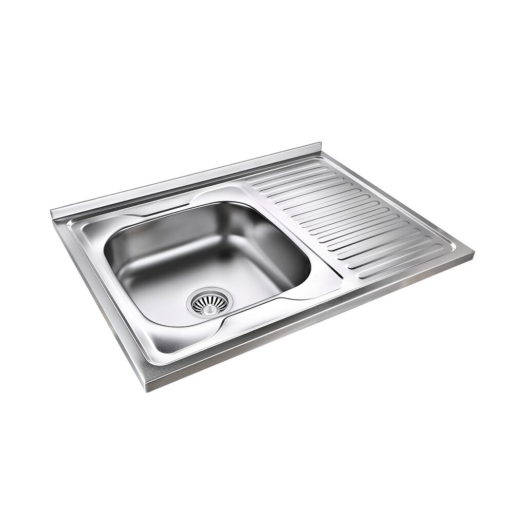 Chiuveta inox incastrata Quadron Pop Robin 111 inox satinat 80x60 cm stanga
