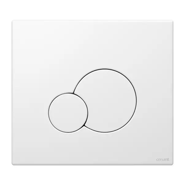 Clapeta de actionare Cersanit Base Circle alb mat picture - 2