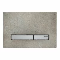 Clapeta de actionare Geberit Sigma50 aspect de beton/ clape crom