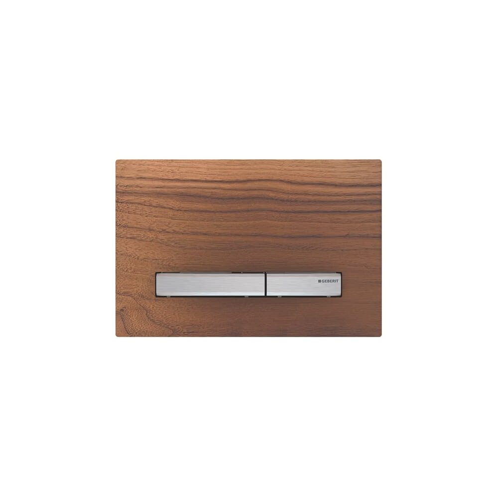 Clapeta de actionare Geberit Sigma50 nuc american/ clape cromate