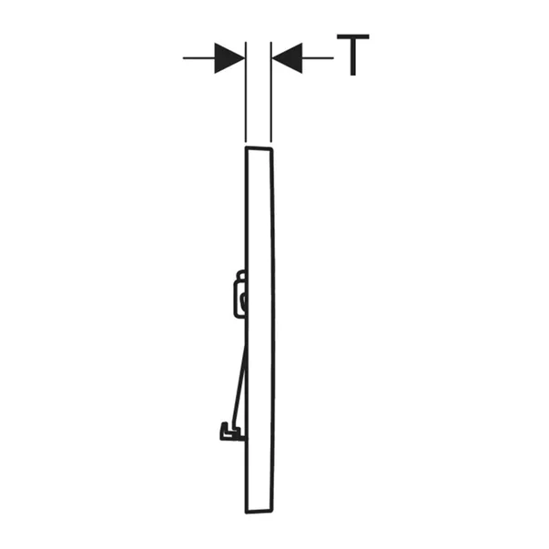 Clapeta de actionare Geberit Sigma01 crom finisaj mat picture - 4