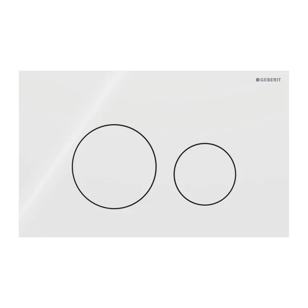 Clapeta de actionare Geberit Sigma40 Slim alb finisaj lucios