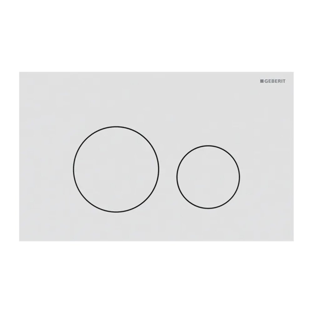Clapeta de actionare Geberit Sigma40 Slim alb finisaj mat