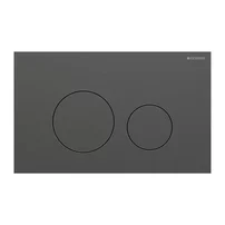 Clapeta de actionare Geberit Sigma40 Slim crom-negru finisaj periat