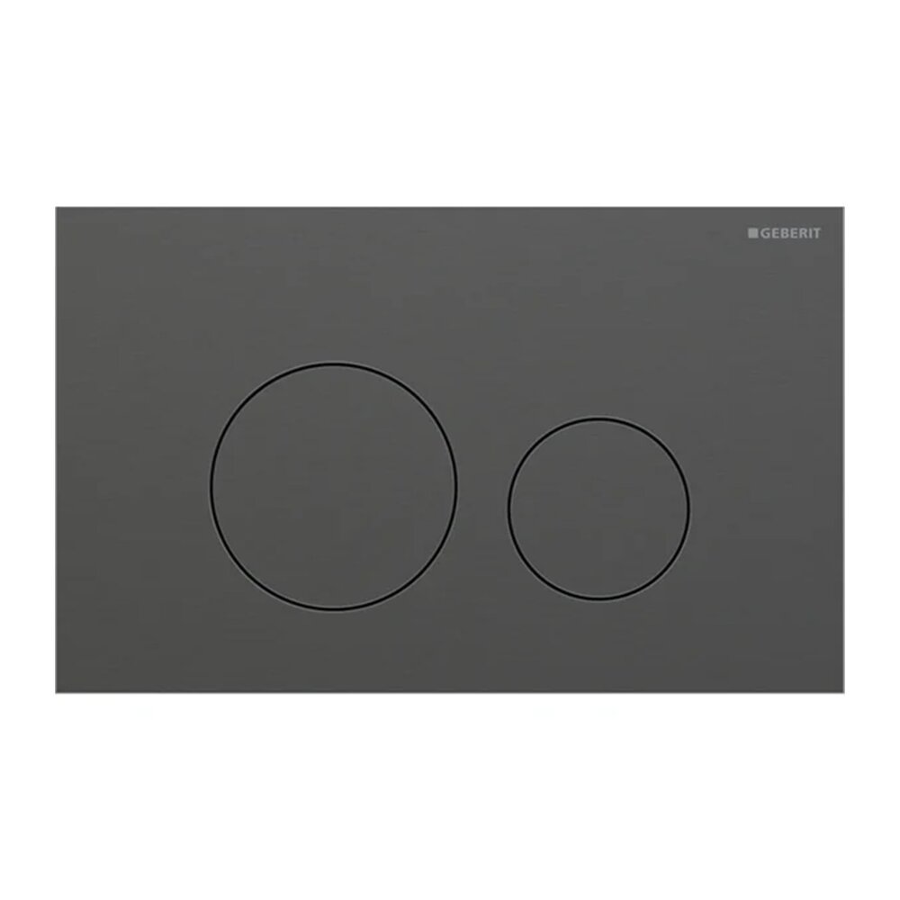 Clapeta de actionare Geberit Sigma40 Slim crom-negru finisaj periat