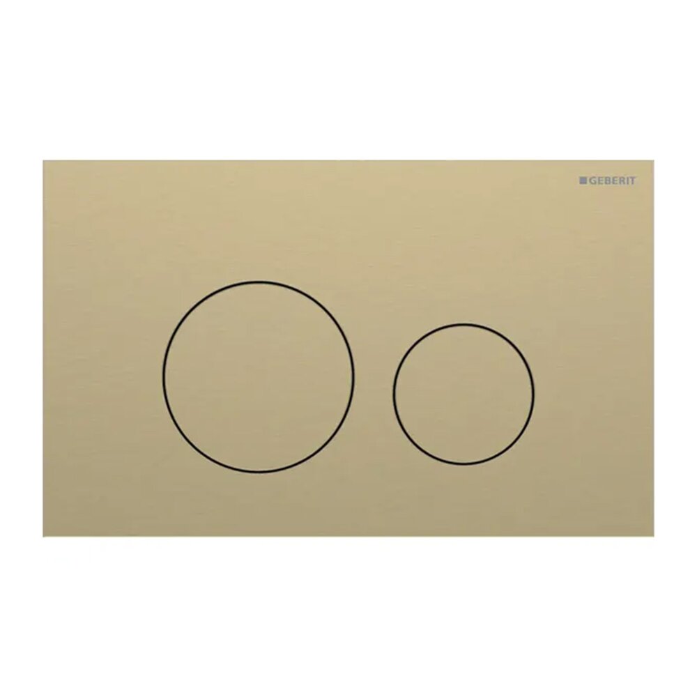 Clapeta de actionare Geberit Sigma40 Slim culoare alama finisaj periat