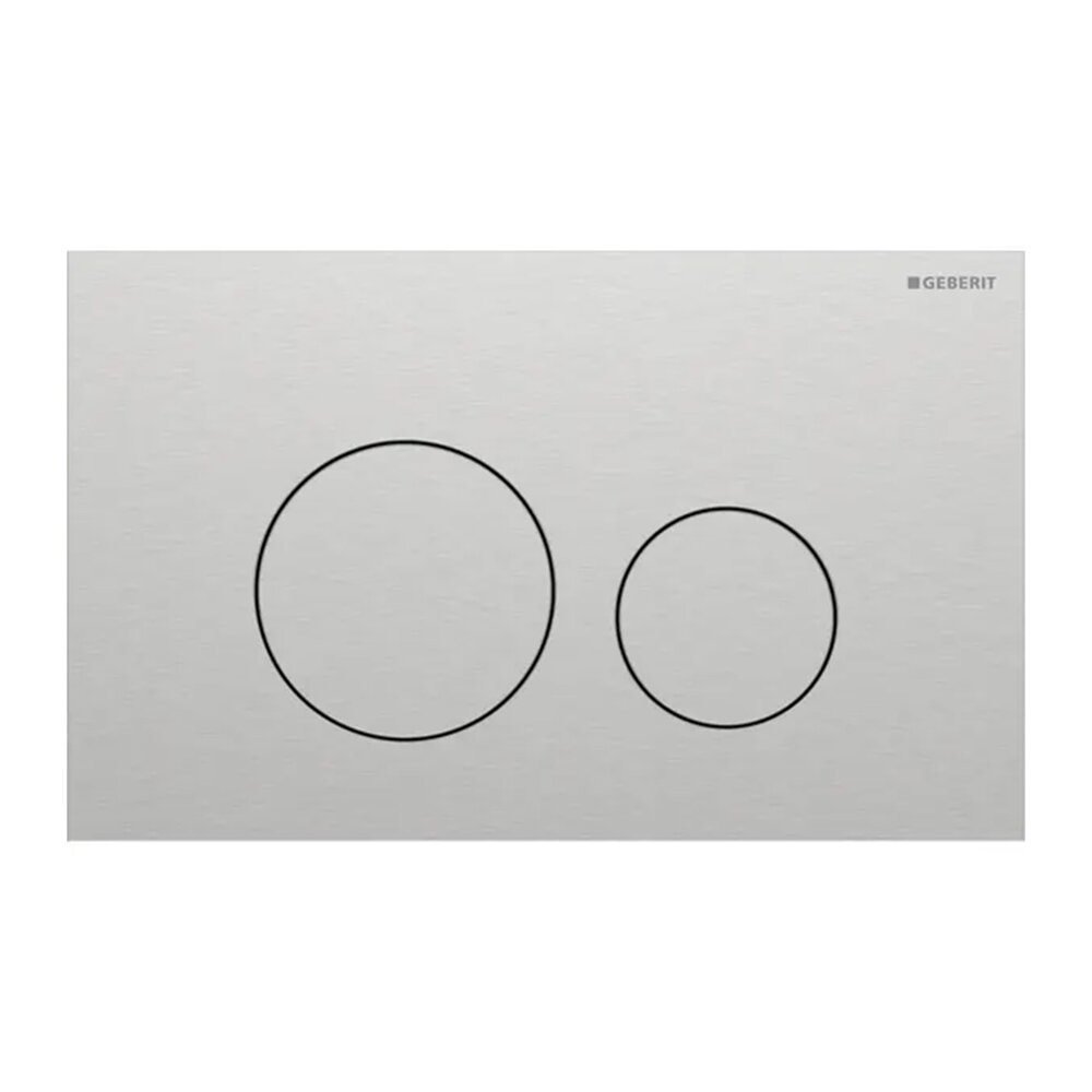 Clapeta de actionare Geberit Sigma40 Slim inox finisaj periat