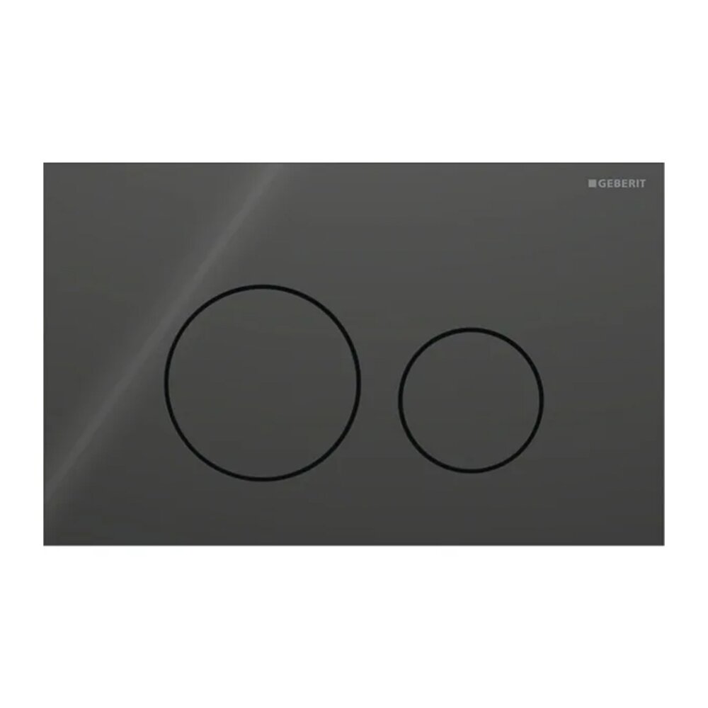 Clapeta de actionare Geberit Sigma40 Slim negru finisaj lucios