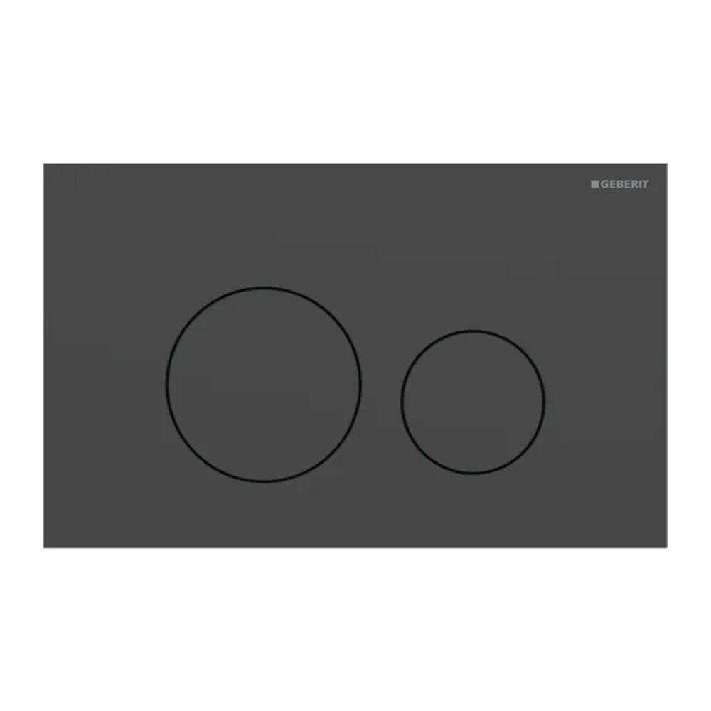Clapeta de actionare Geberit Sigma40 Slim negru finisaj mat