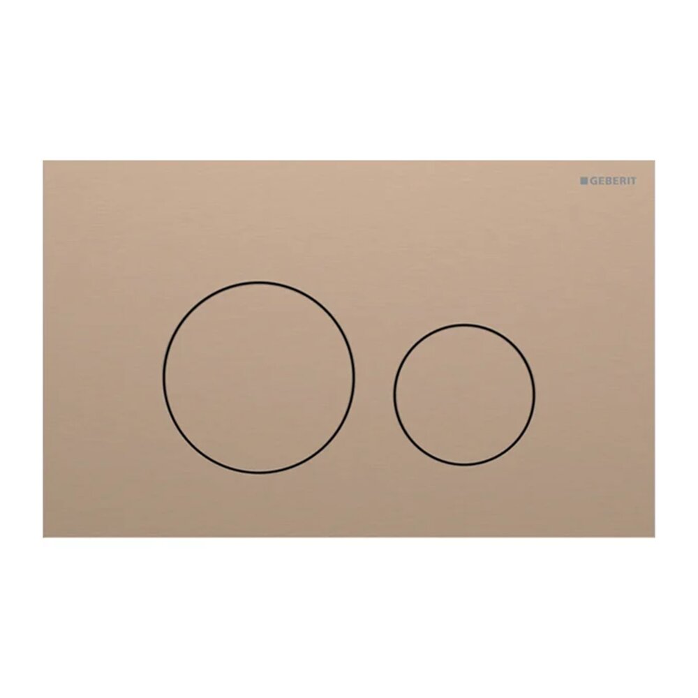 Clapeta de actionare Geberit Sigma40 Slim rosu-auriu finisaj periat