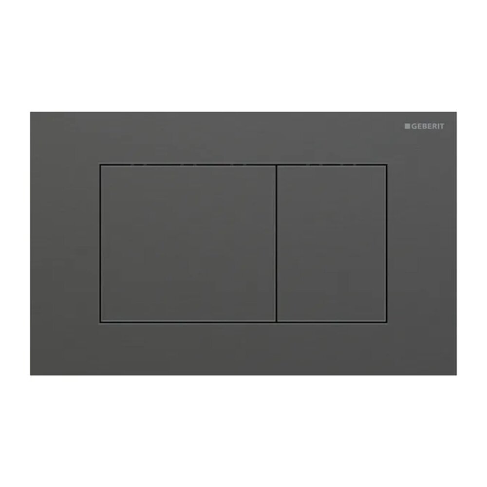 Clapeta de actionare Geberit Sigma40 Slim crom-negru finisaj periat