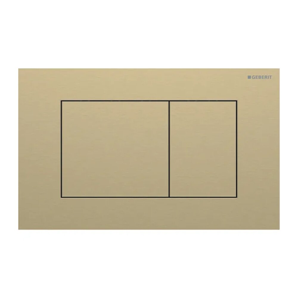 Clapeta de actionare Geberit Sigma40 Slim culoare alama finisaj periat