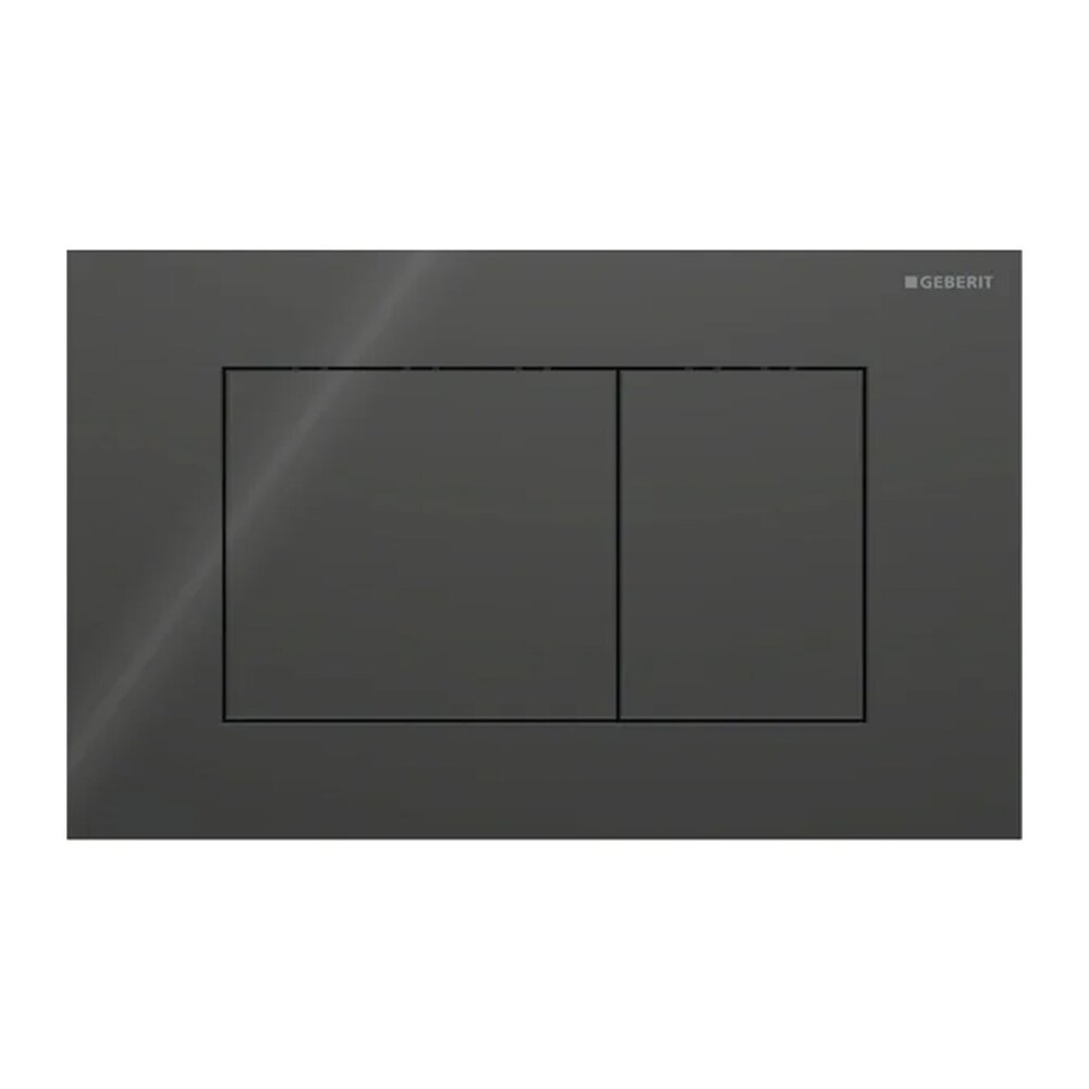 Clapeta de actionare Geberit Sigma40 Slim negru finisaj lucios