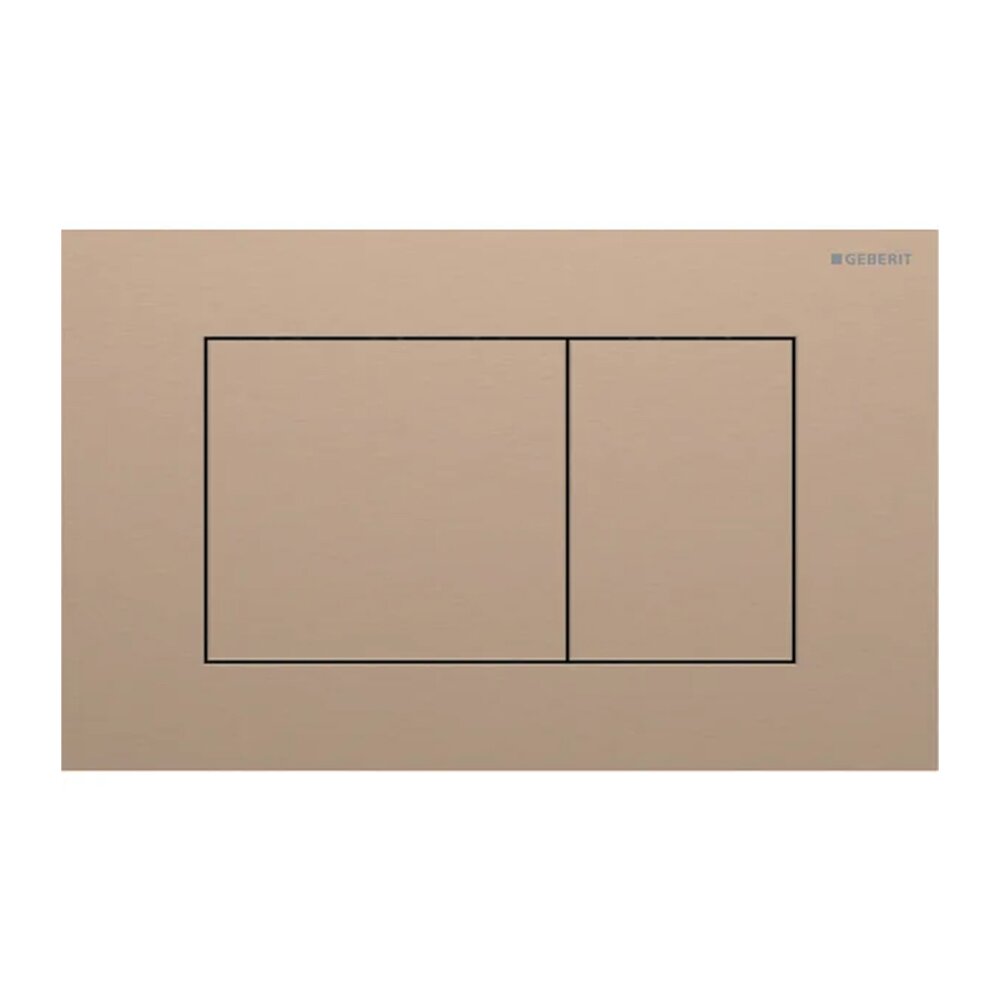 Clapeta de actionare Geberit Sigma40 Slim rosu-auriu finisaj periat