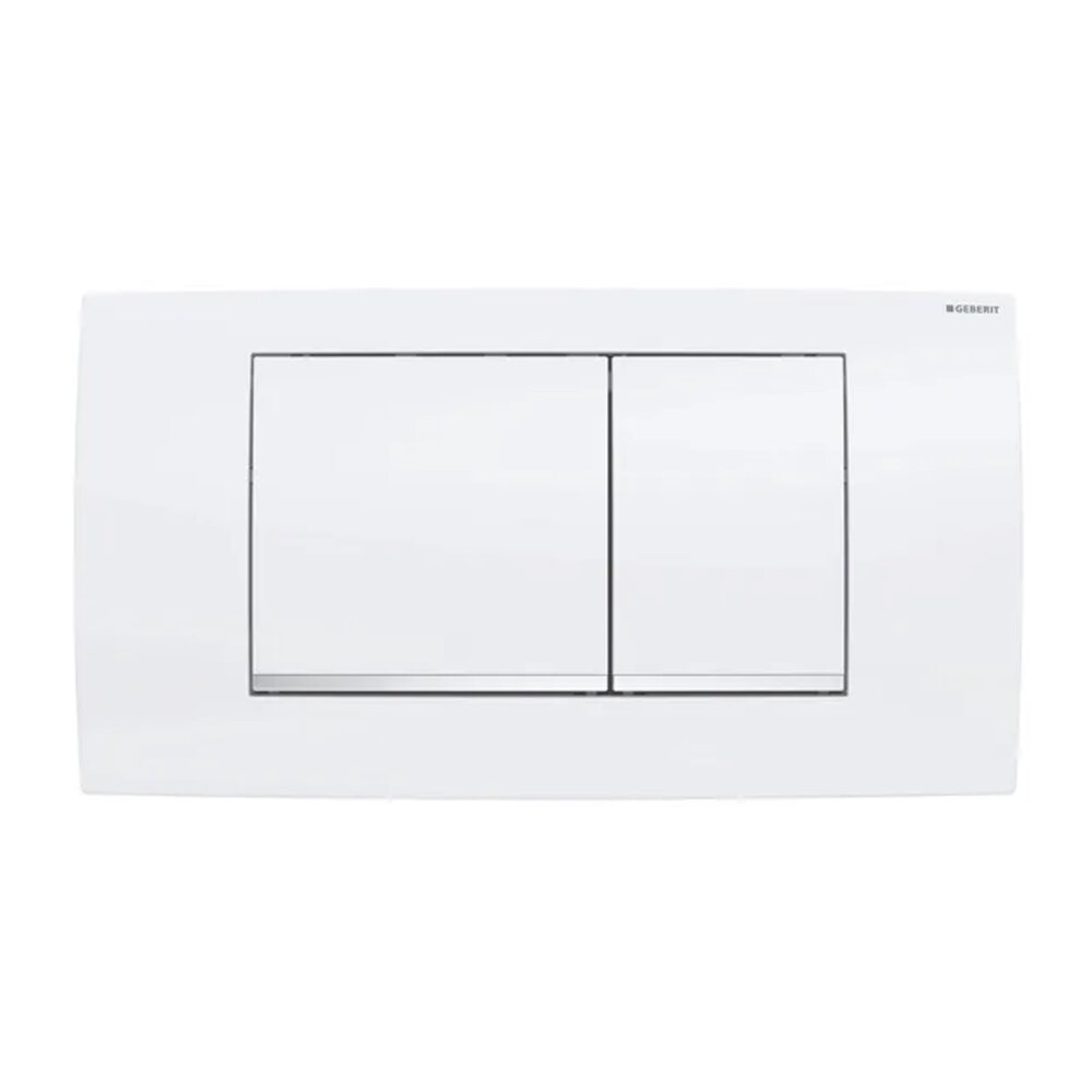 Clapeta de actionare Geberit Twinline30 alb-crom lucios