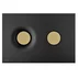 Clapeta de actionare negru/auriu mat Alcadrain Dot Dot picture - 1