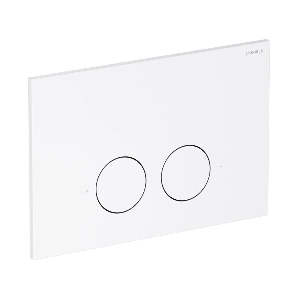 Clapeta de actionare Omnires Minimal finisaj alb mat