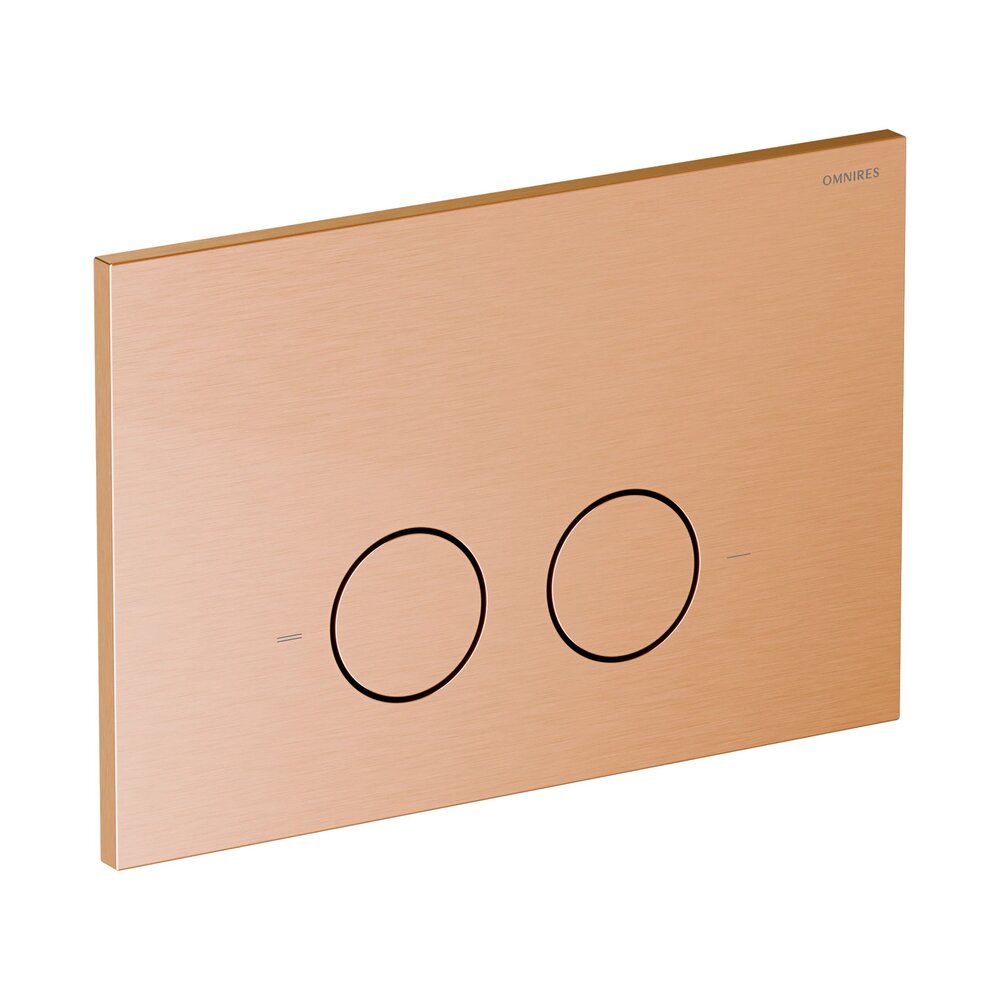 Clapeta de actionare Omnires Steel-R45 finisaj cupru periat