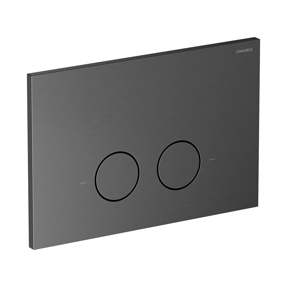 Clapeta de actionare Omnires Steel-R45 finisaj grafit periat Baie > Rezervoare wc > Clapete de actionare > Promoții > Noutati neakaisa.ro