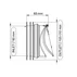 Clapeta de sens Wirquin pentru racord WC ∅ 100-110 mm picture - 2