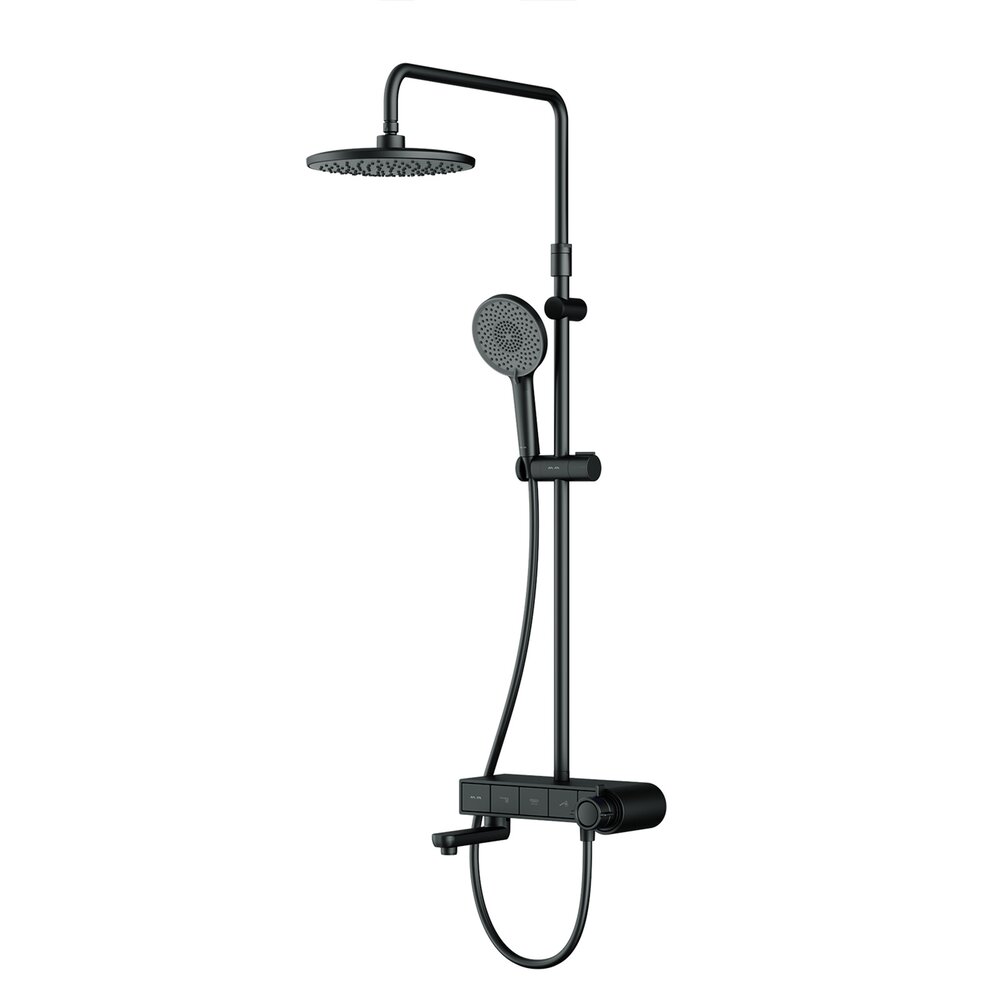 Coloana de dus cu baterie AM.PM X- Joy S termostatata finisaj negru mat