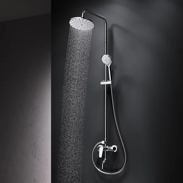 Coloana de dus cu baterie monocomanda AM.PM Play finisaj crom lucios picture - 3